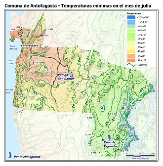 Mapa de isotermas