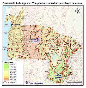 Mapa de isotermas
