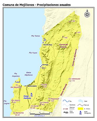 Mapa de isoyetas