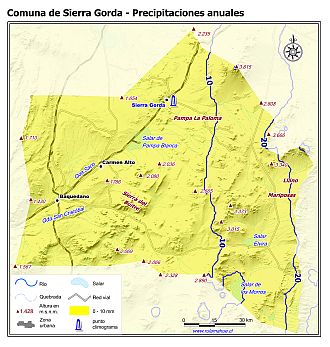Mapa de isoyetas