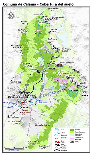 Mapa de la cobertura del suelo