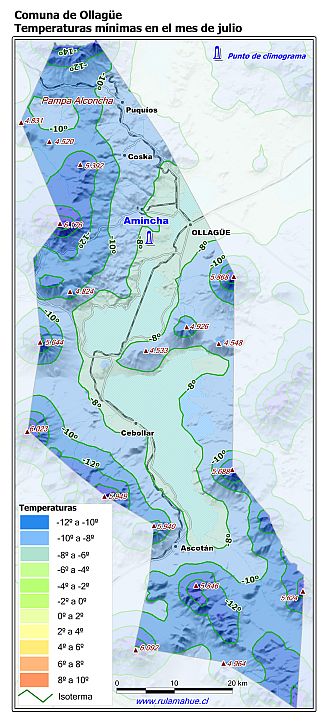 Mapa de isotermas