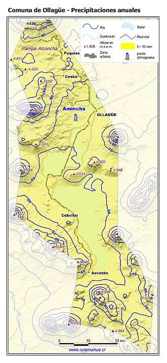 Mapa de isoyetas