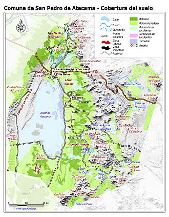 Mapa de la cobertura del suelo