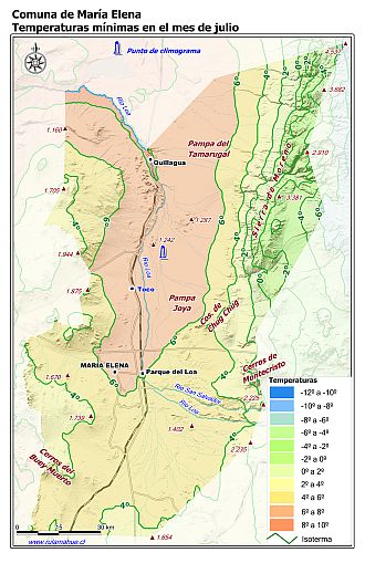 Mapa de isotermas