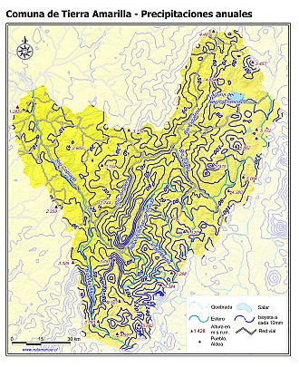 Mapa de isoyetas