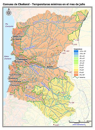 Mapa de isotermas