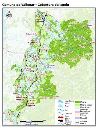 Mapa de la cobertura del suelo
