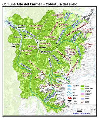 Mapa de la cobertura del suelo