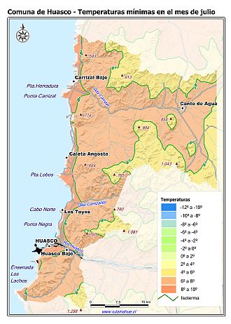 Mapa de isotermas