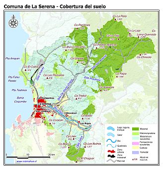 Mapa de la cobertura del suelo