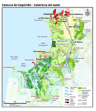 Mapa de la cobertura del suelo