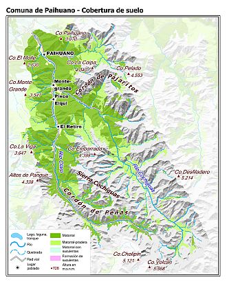 Mapa de la cobertura del suelo