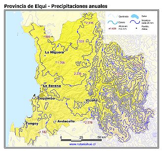 Mapa de isoyetas