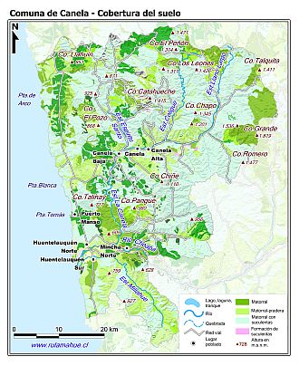 Mapa de la cobertura del suelo