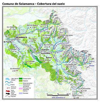 Mapa de la cobertura del suelo