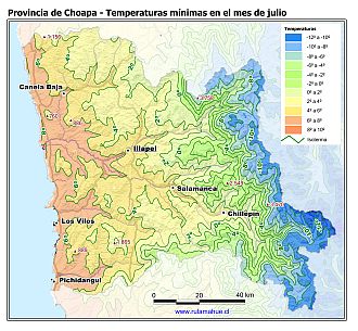 Mapa de isotermas