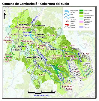 Mapa de la cobertura del suelo