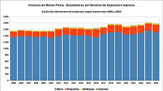 Número de empresas entre 2005 y 2024