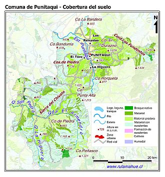 Mapa de la cobertura del suelo