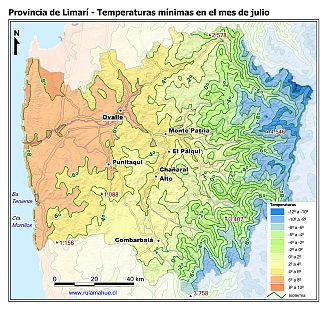 Mapa de isotermas