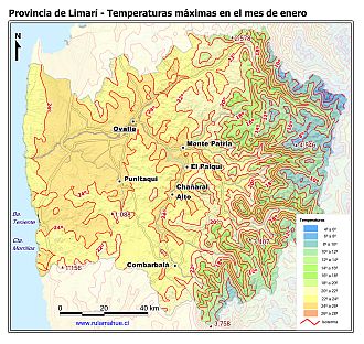 Mapa de isotermas