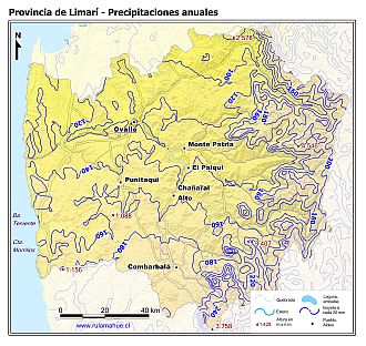 Mapa de isoyetas