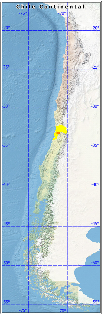 ubicación de la Provincia de Marga Marga