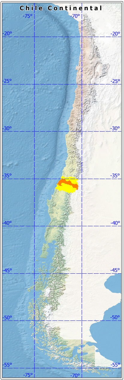 ubicación de la Provicia de Talca