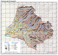Mapa pequeño de la comuna de Curacautín en formato PDF