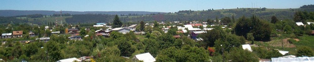vista sobre la ciudad de Curacautín