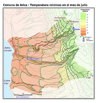 Mapa de isotermas