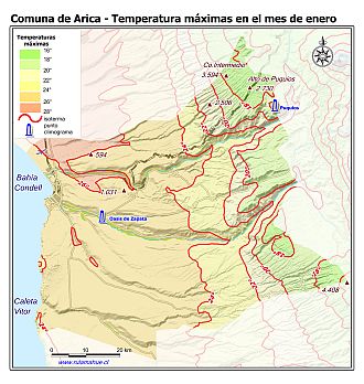 Mapa de isotermas