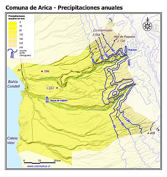 Mapa de isoyetas