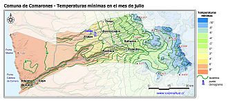 Mapa de isotermas