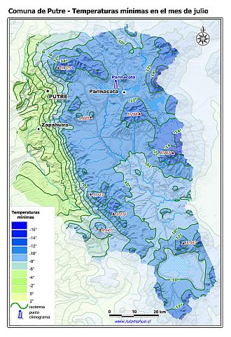 Mapa de isotermas