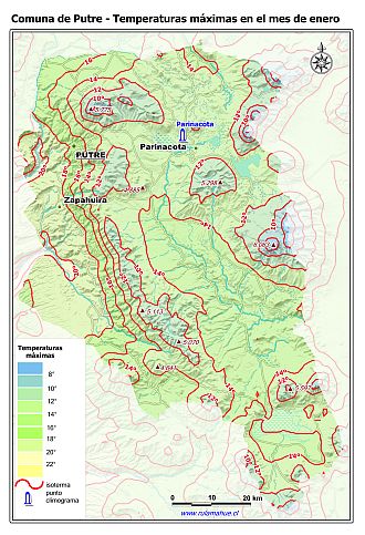 Mapa de isotermas