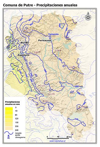 Mapa de isoyetas