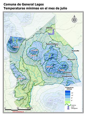 Mapa de isotermas