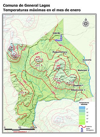 Mapa de isotermas