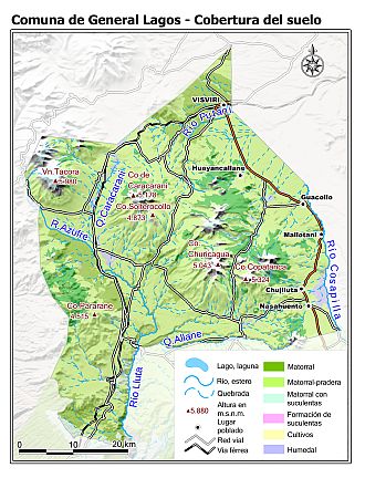 Mapa de la cobertura de los suelos